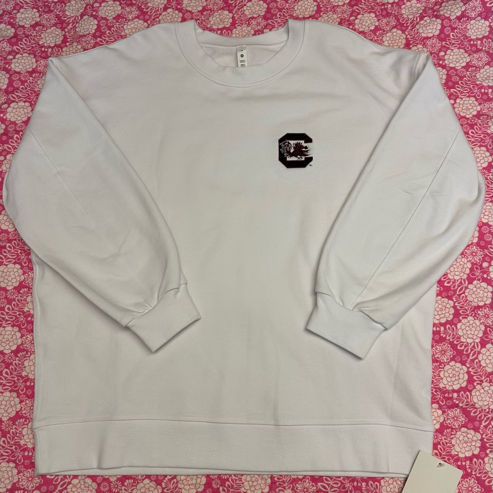 university of south carolina gamecocks lululemon perfectly oversized crew NWT